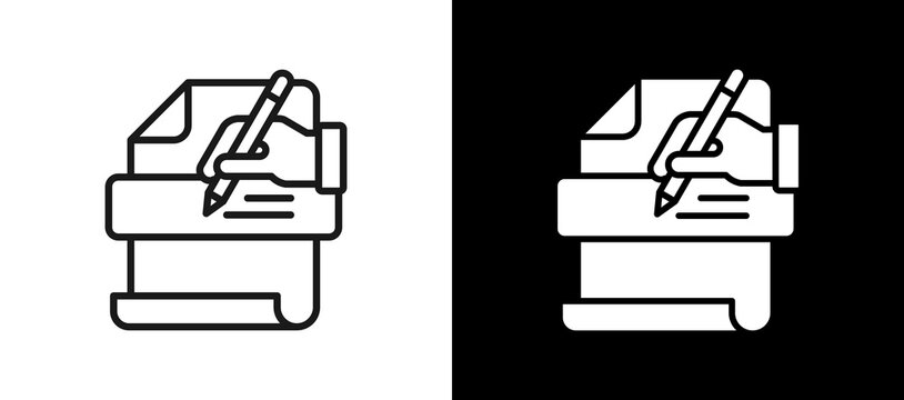 Sop Guidelines whiteblack icon