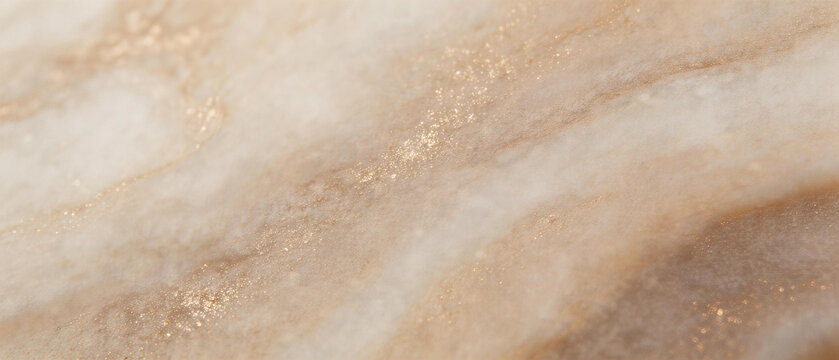 Beige and Gold Abstract Marble Texture Background Elegant Neutral Fluid Art