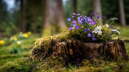 Nature-inspired visual concepts exploring seasons, sustainability, eco lifestyle, and mindfulness through immersive perspectives and diverse artistic styles.