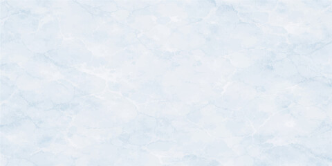 Abstract blue winter background featuring a bright sky texture with frozen snowflakes and white frost patterns in a cold nature season