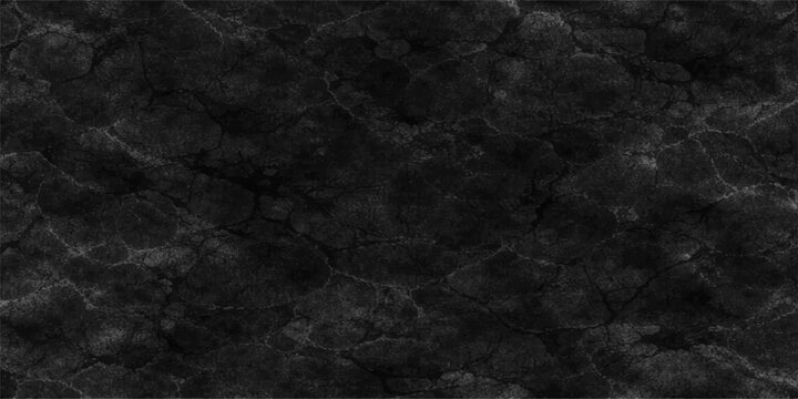 A dark grunge black paper texture with a rough aged surface and vintage grey pattern creates a blank backdrop designed for an old blackboard or stone wall wallpaper