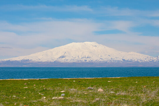 Mount Ararat (Armenian: , Ararat or , Masis; Kurdish: iyay Agir; during the Seljuk period: Eri Da), with an altitude of 5,137 meters, is the highest mountain in Turkiye.