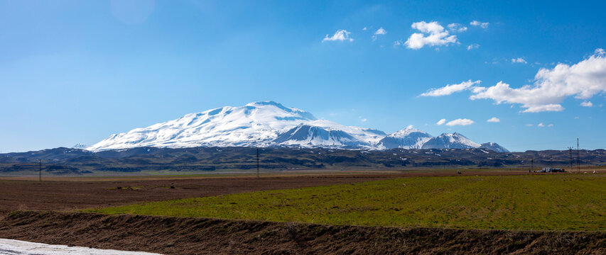 Mount Ararat (Armenian: , Ararat or , Masis; Kurdish: iyay Agir; during the Seljuk period: Eri Da), with an altitude of 5,137 meters, is the highest mountain in Turkiye.
