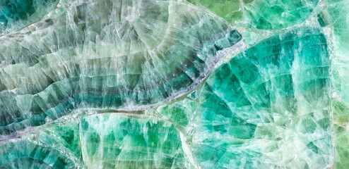 Green Fluorite stone background, natural texture in fresh color as part of your interior work.