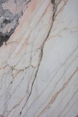 Fotobehang Marmer Calacatta Creme marble texture in beige tone, natural background.  © Dmytro Synelnychenko