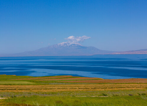 Mount Ararat (Armenian: , Ararat or , Masis; Kurdish: iyay Agir; during the Seljuk period: Eri Da), with an altitude of 5,137 meters, is the highest mountain in Turkiye.