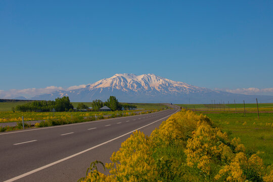 Mount Ararat (Armenian: , Ararat or , Masis; Kurdish: iyay Agir; during the Seljuk period: Eri Da), with an altitude of 5,137 meters, is the highest mountain in Turkiye.
