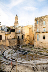 Fototapeta premium historic center of Lecce Italy