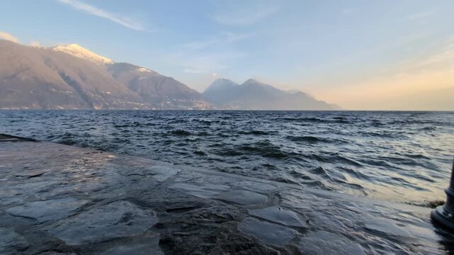 Troubled waters on lake como