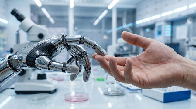 A young woman in a modern, plant-filled home office using a vertical ergonomic mouse and a split mechanical keyboard.