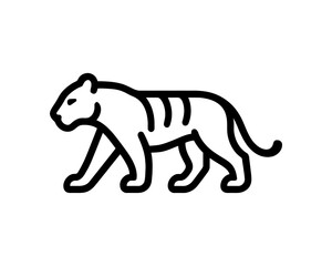 Obraz premium Tiger logo vector for brand identity