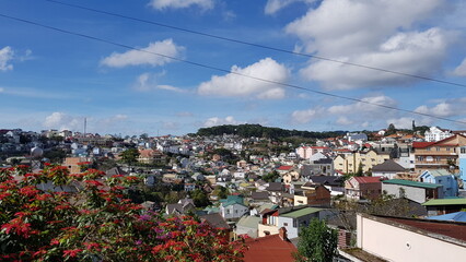Obraz premium Hillside Residential Area in Dalat, Vietnam