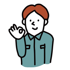 Skilled trades avatar 専門職のイラストアバター