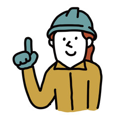 Skilled trades avatar 専門職のイラストアバター