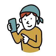 Skilled trades avatar 専門職のイラストアバター