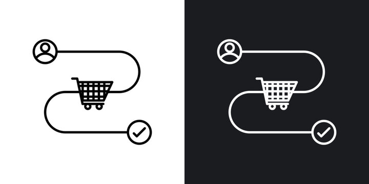Customer journey icon