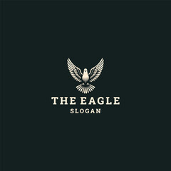 Eagle logo icon design template vector illustration