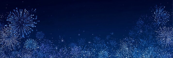 abstract blue background with stars