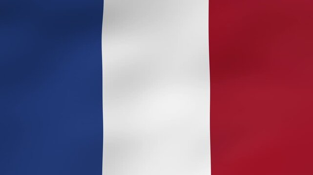 Fond tricolore bleu blanc rouge avec effet de drapeau en mouvement