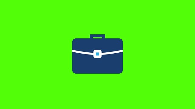 💼 Briefcase Icon: A simple icon of a business briefcase, ideal for representing work and professional contexts, perfect for digital designs.