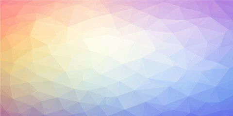 Obraz premium Abstract colorful geometric background with bright triangles and mosaic pattern for modern design and wallpaper
