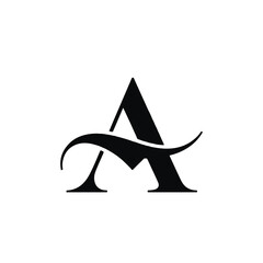 Fototapeta premium A professional business letter logo design