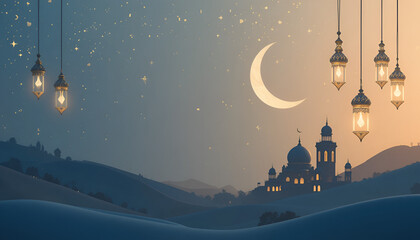 winter mountain landscape