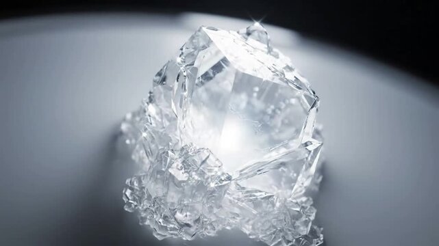 Organic Geometries Highlight the intricate, often naturally occurring geometric patterns within the crystal.