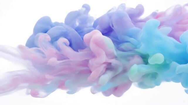 Weightless Color Symphony Portray a sense of lightness and tranquility with expansive, softly merging pastel color fields.
