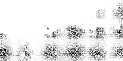 Halftone abstract background. The monochrome texture of dots of ink. Grunge pattern for printing and creating design