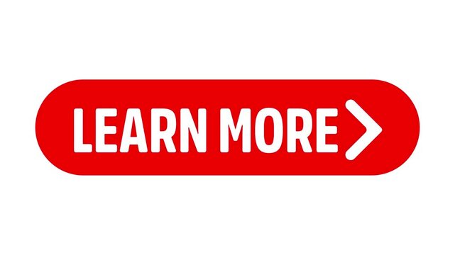 Learn more web interface button. Label tag animation