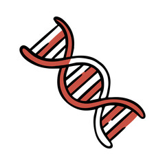 DNA double helix structure icon