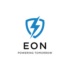 EON Logo with Lightning Bolt Shield.