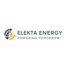 Elekta Energy Logo with Lightning Bolt Symbol.