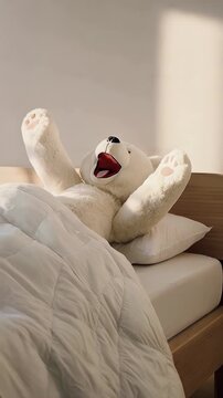 Bom Dia, Mundo: O Despertar Aconchegante do Ursinho