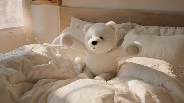 Bom Dia, Mundo: O Despertar Aconchegante do Ursinho