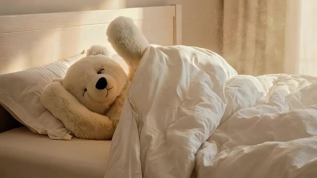 Bom Dia, Mundo: O Despertar Aconchegante do Ursinho