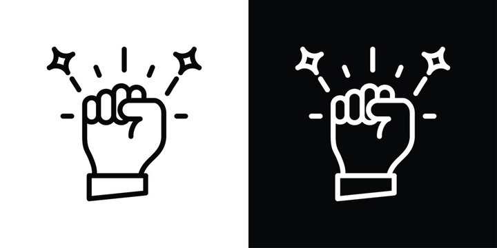 Empower Icon Sheet Black And White