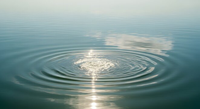 Calm Water Surface with Gentle Ripples