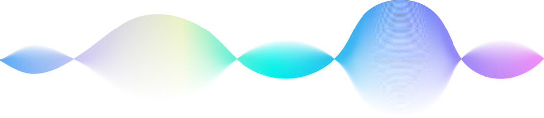 Neon gradient line sound light effect