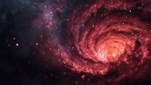 終焉へ崩れ落ちる闇の渦の背景動画｜世界崩壊コンセプト