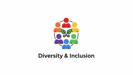 Obraz premium Diversity and Inclusion Teamwork Concept.