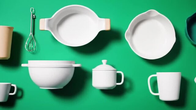 vector set of bathroom accessories