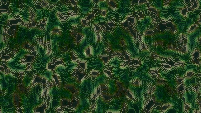 Abstract Green and Brown Organic Texture Background Loop.