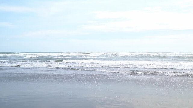 Roaring Stormy Waves in the Deep Sea