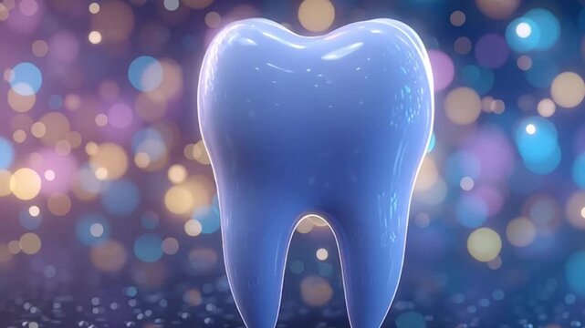 3D Render of Healthy Human Teeth.