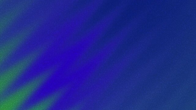 Vibrant blue Abstract Grainy background with Concentric green rays Hues Noise Texture Design Element.