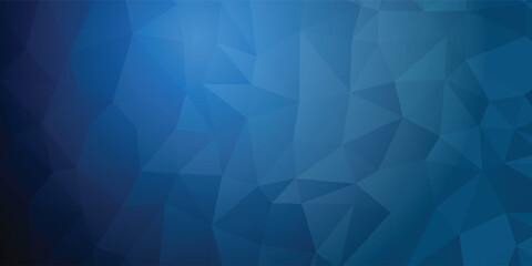 Obraz premium DARK BLUE vector abstract textured polygonal background. Blurry triangle design. Pattern can be used for background.