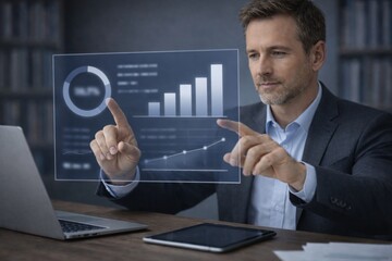 Business analytics and reporting with interactive data visualization