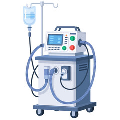 Medical Ventilator Machine for Patient Respiratory Support. © ipul